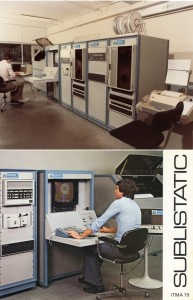 Scitex R-200 first European instllation system 1975